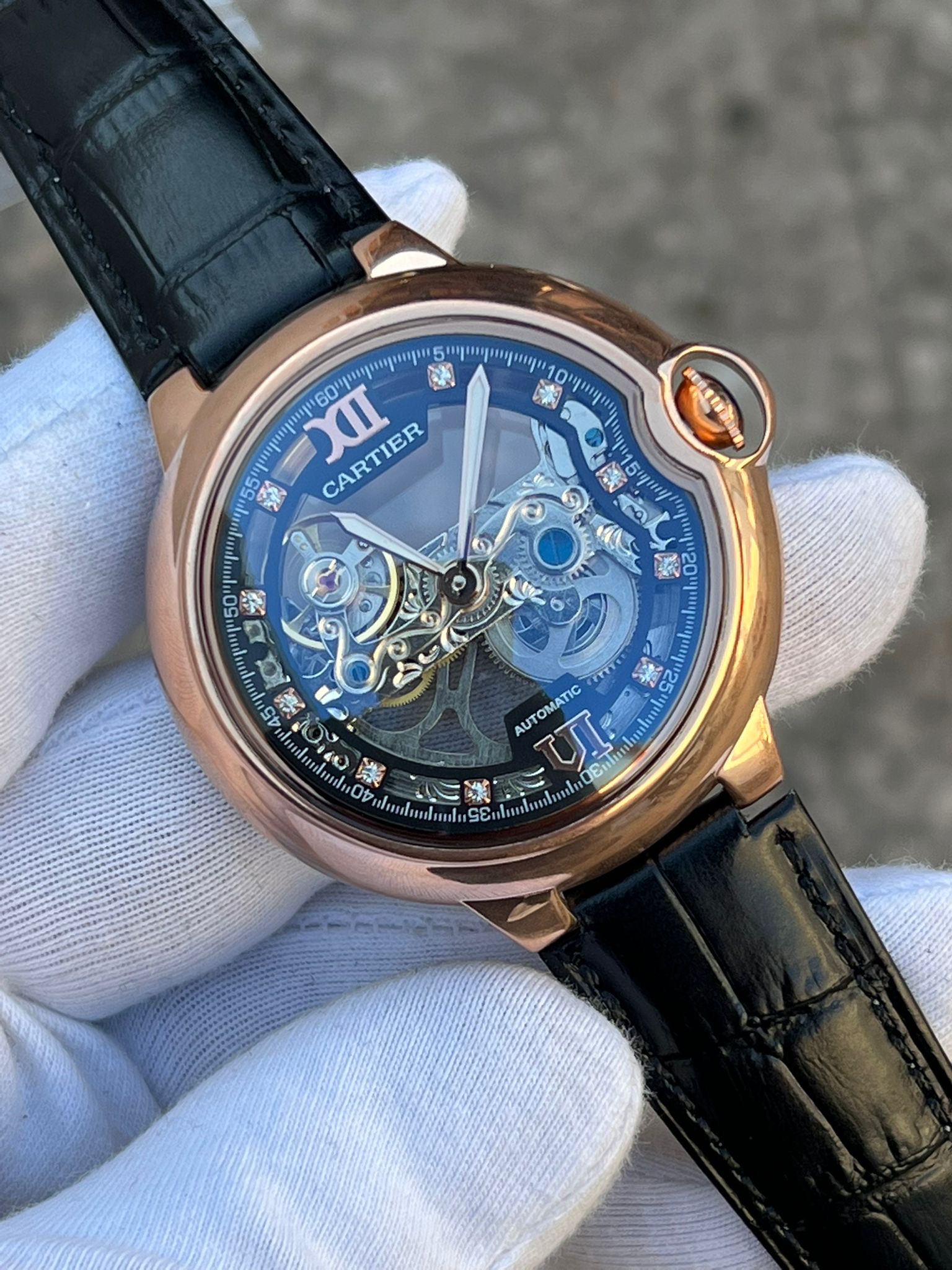 MM2453- Cartier Tourbillion Skeletion