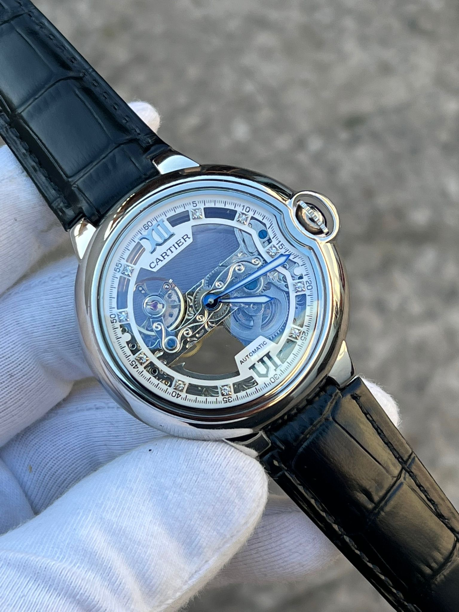 MM2455- Cartier Tourbillion Skeletion