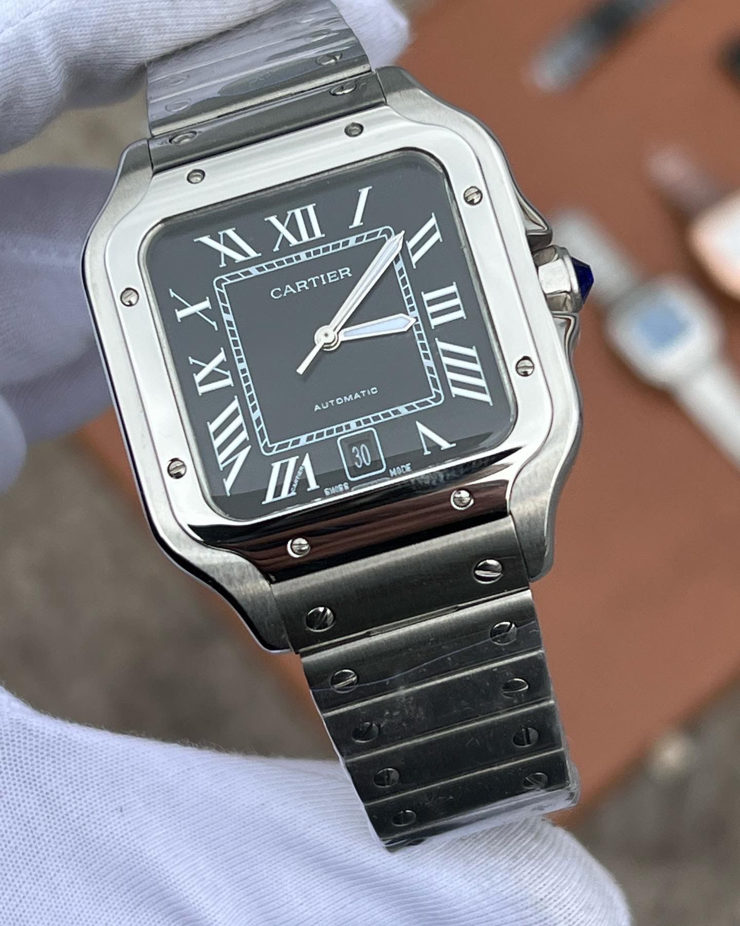 MM2502- Cartier Santos Silver