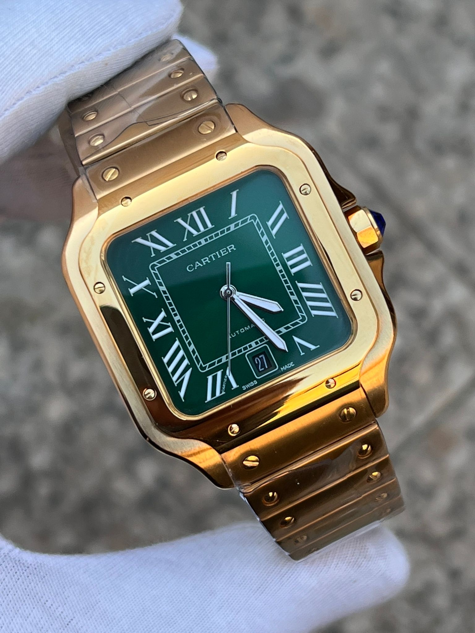 MM2504- Cartier Santos Gold