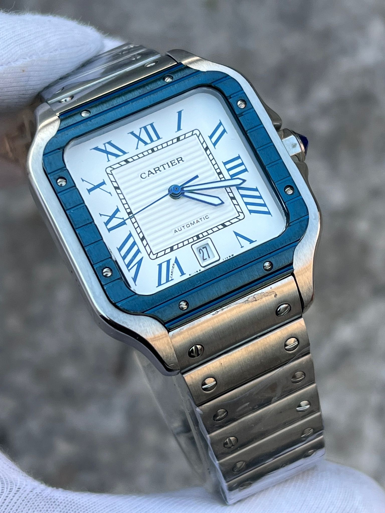 MM2505- Cartier Santos Silver