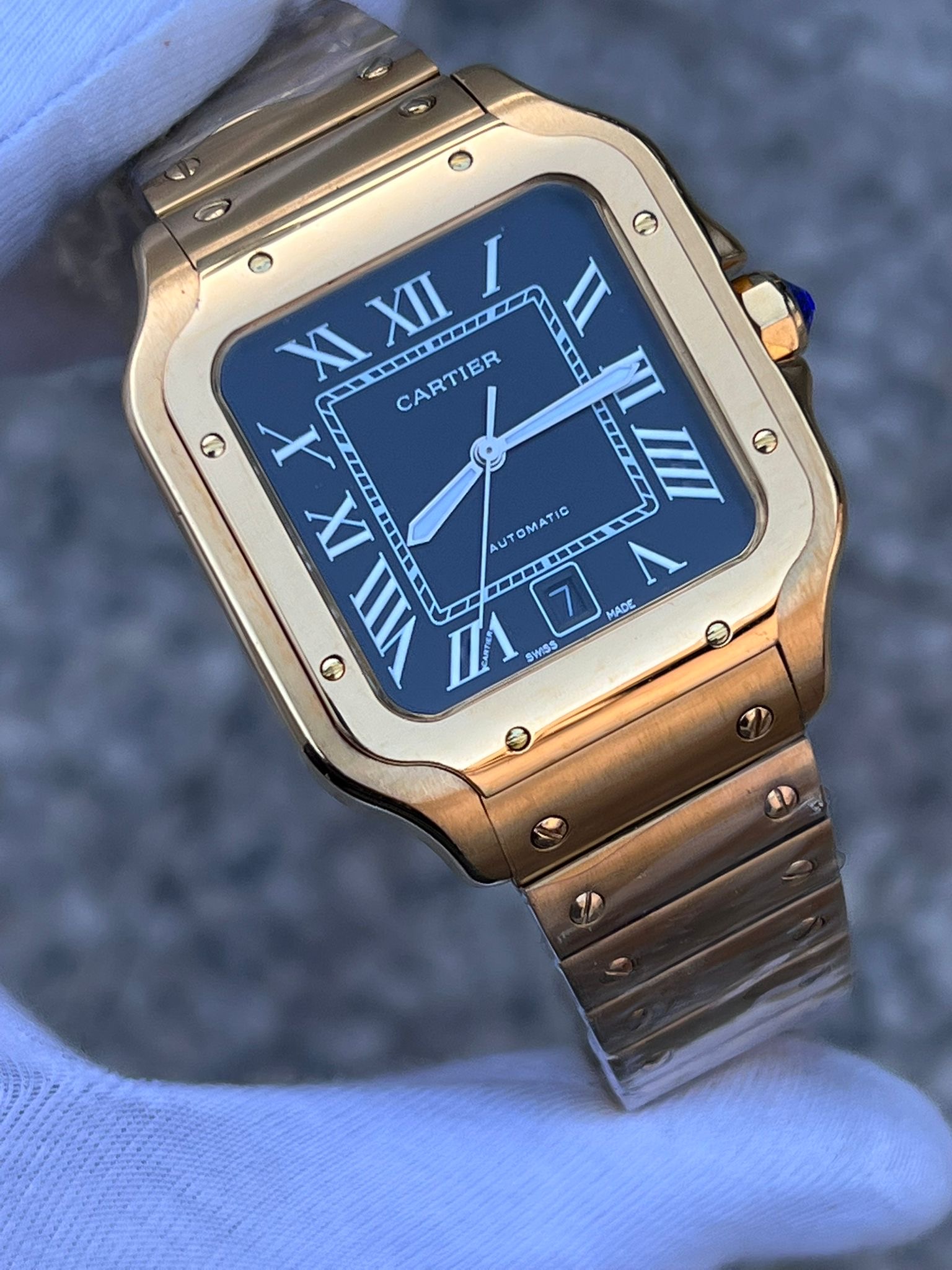 MM2507- Cartier Santos Gold