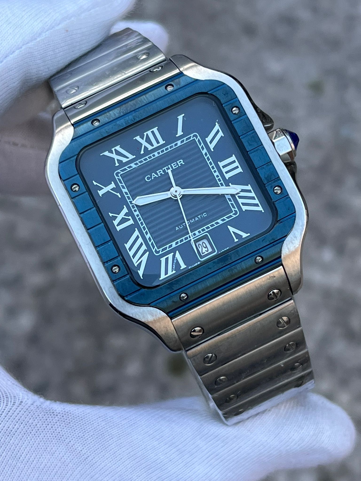 MM2508- Cartier Santos Silver