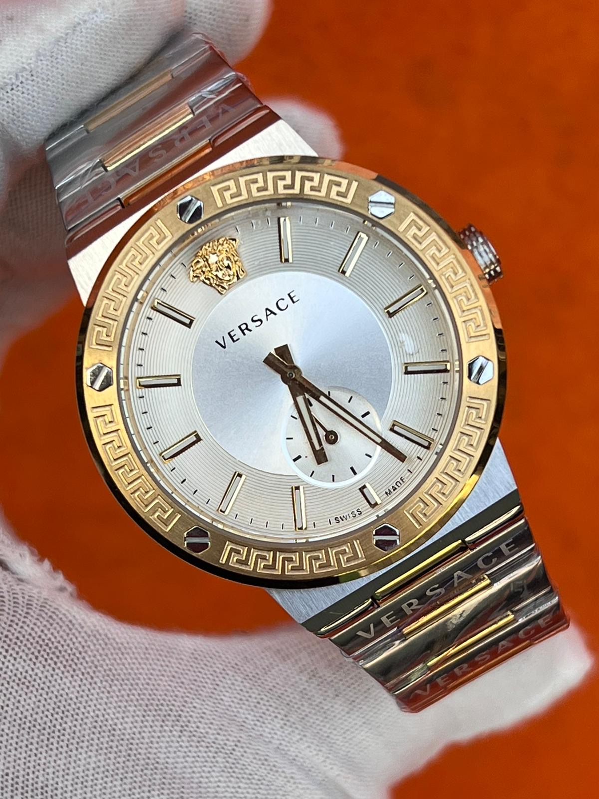 MM2600- Versace Erkek Silver/Gold