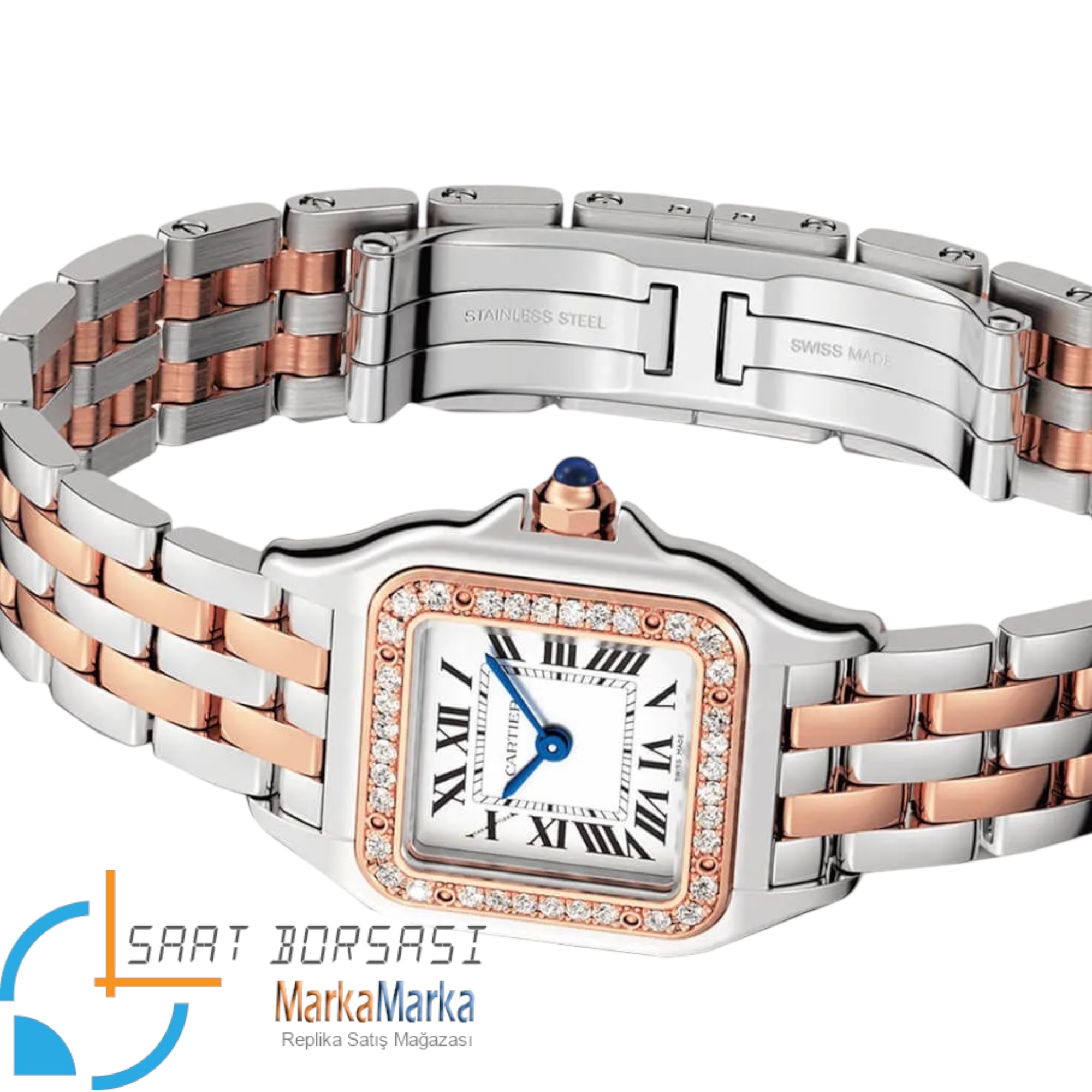 MM2674- Cartier Panthere De Cartier Rose/Silver Small - 23mm
