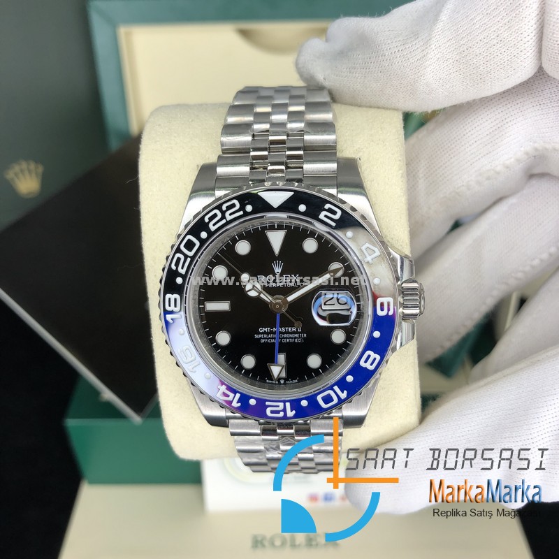 MR024- Minju Süper Klone Rolex GMT-Master II Batman Jubilee